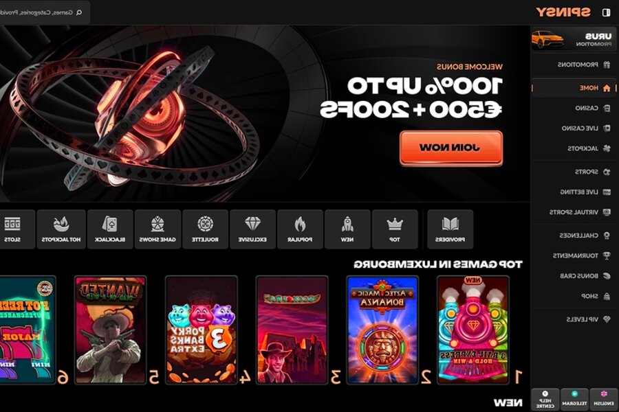 Spinsy Casino : Profitez de notre Bonus Sans Dépôt